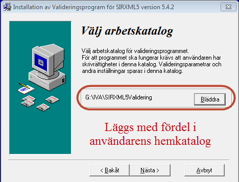 Observera att valideringsprogrammet måste installeras enligt anvisningar! Ett elektroniskt kvitto skickas via mail till rapportören då data tagits emot av SIR.