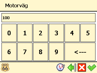 Hastighet Anpassa gärna din navigering ytterligare! Du kan indikera hastigheten som du föredrar för varje vägtyp.