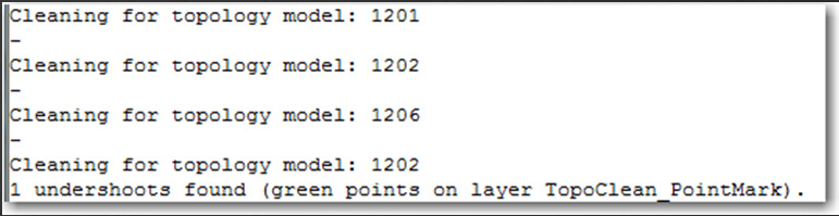 Novapoint Samhällsplanering på g... Topologikontrollen.