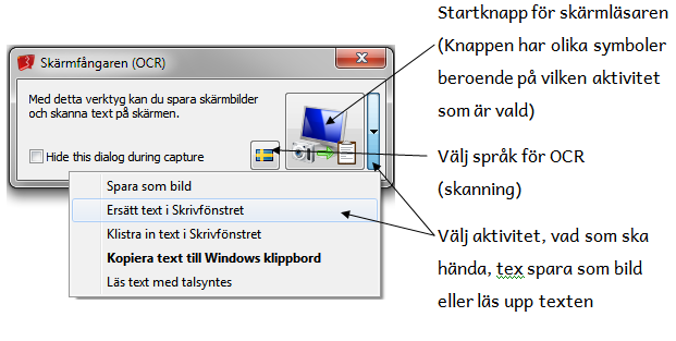 40 Nedan kan du se vilka inställningar som du kan välja mellan, hur resultatet ska