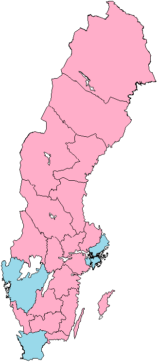 Kollektivtrafiken är ojämnt fördelad över Sverige 16 % 19% 54% Andel resor i