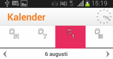 15 6.2 Kalender Påminnelser kan skapas både direkt i din smartphone/surfplatta eller via din webbkalender, i en dator.