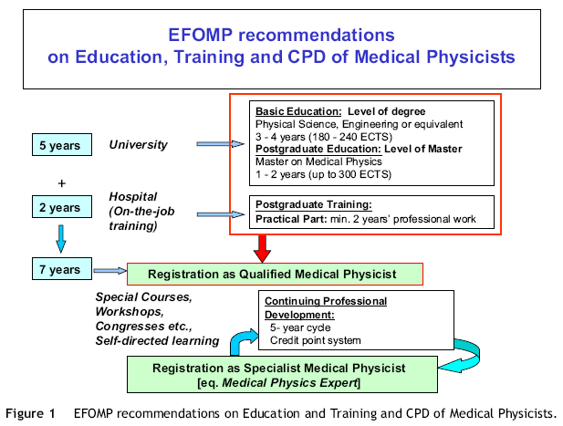 Aktuellt NYTT EFOMP dokument om utbildning av sjukhusfysiker Åsa Palm I EFOMPs 12:e policy statement 1 sammanfattas deras nya rekommendationer för utbildning av sjukhusfysiker i Europa, som kommit