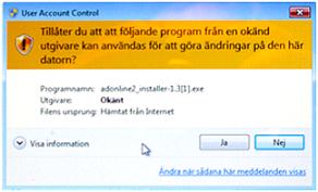 Rutrna nedan tillhör installatinsprgrammet ch kmmer upp under installatinen: Tips: Från ch med punkt 1 nedan går det ckså bra att använda Enter-tangenten på tangentbrdet för att gå vidare till nästa