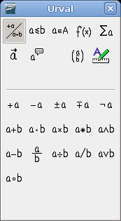 Skriv in formel Högerklicka på ekvationseditorn och markera symbolen från kontextmenyn. Skriv markup i ekvationseditorn.