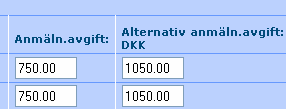 Sid 14 Upp till 10 olika valutakoder kan administreras i systemet. Basvalutan motsvarar er normala valuta. Denna måste också registreras bland valutakoderna och med valutakursen 1.0. I exemplet nedan använder vi oss av basvalutan SEK och förutom SEK har vi även danska kronor och euro.