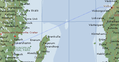 14. Visby ESSV - Oskarshamn ESMO Kompass igen omkring 240 grader.