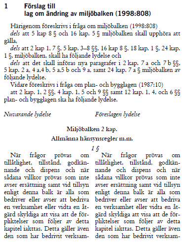 Lagförslag från Åtgärdsprogramutredningens betänkande