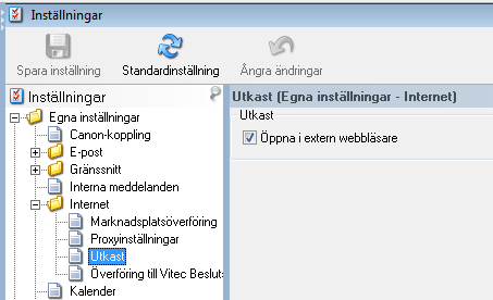 Ovanför Ny tid ser du de visningar som är kommande och under Ny tid ser du de visningar som har passerat.