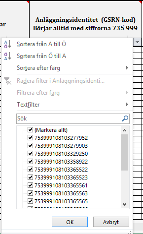 3 (5) 3. Varför går det inte att infoga nya rader i dokumentet? För att minimera risken för fel i hanteringen av data i planeringsdokumenten är viss funktionalitet i dokumenten låsta.