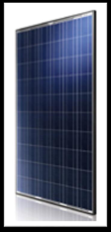 Solceller till modul Exempel: modul med 60 celler Mått:1642x992x40, yta 1,62 m 2 vikt 19 kg Effekt: 250 W =154 W/m 2 Likspänning