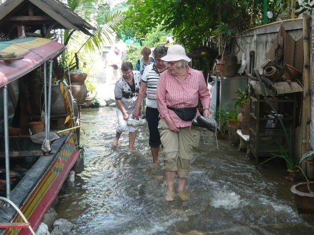 Modell av Ankor Wat finns i Grand Palace i Bangkok På väg från Royal