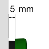 Testporten ska vara riktad nedåt. 4 5 6 Sätt dit muttern på sumpens invändiga vägg och dra åt den med verktyget för genomföringar (KP TMS) tills packningen är sammantryckt till ca 5 mm.