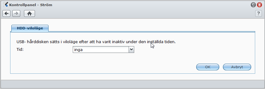 Synkronisera datum och tid med NTP-server: 1 Se till att en giltig DNS-server-IP har angivits på Huvudmeny > Kontrollpanel > Nätverk och att din USB Station 2 är ansluten till Internet.