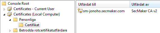 Nyheter under huven Korrigerat installationen för att säkerställa att Certificate Mover (funktionen som flyttar certifikat från kortet till Windows eget certifikatslager) alltid startas direkt efter