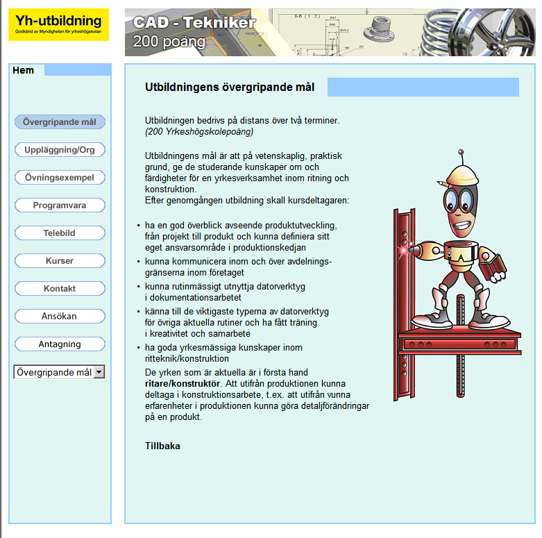 CAD-tekniker 200 YH-poäng,