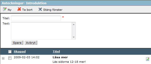 6. Att läsa och använda kursinnehåll i LUVIT Det finns i stort sett ingen begränsning för vad som kan utgöra kursmaterial i LUVIT Education.