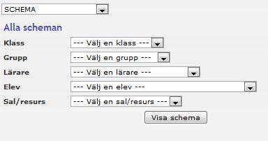 Här är det bara att välja vad du söker. Uppgifter Uppgifter gör det möjligt att se inskrivna resultat i en lista, klicka på någon av kolumnerna till vänster.