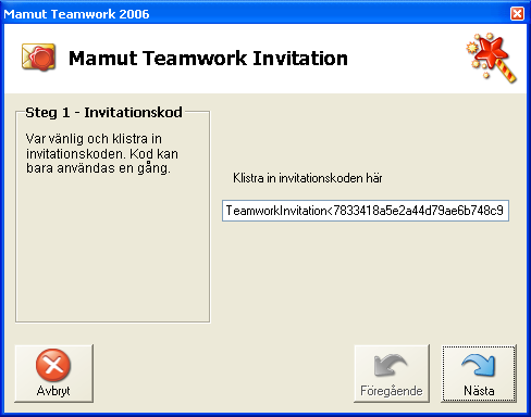 INKORG 10 INKORG När du mottar invitationer från andra Mamut Teamwork användare, använder du Inkorgen för att ta emot ditt nya Share, Stream eller Send.