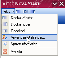 Starta produkten Installationsprogrammet lägger startikonen för Vitec Start i programgruppen Vitec Fastighetssystem. Bild 2 - Programgruppen Vitec Fastighetssystem Börja med att öppna Vitec Start.