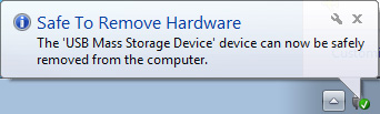 Bakre panel BM6630(MD510), BM6330 BP6230(SD510) Att ta bort en USB-lagringsenhet i Windows 7: 1. Klicka på i Windows meddelandefält på datorn och klicka sedan på Eject USB2.0 FlashDisk (mata ut USB 2.