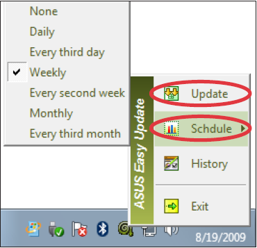 ASUS Easy Update ASUS Easy Update är ett programverktyg som automatiskt upptäcker och laddar ned de senaste drivrutinerna och program för