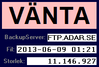 Nedanstående meddelande visas för att bekräfta att zippningen är startad och att dess ZIP-fil sparas på ZIP-UNZIP-katalogen!