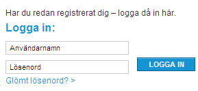 4 2 Registrera dig och logga in För första gången Gå till www.volontarbyran.org Klicka på Organisationer: Logga in i högra hörnet.