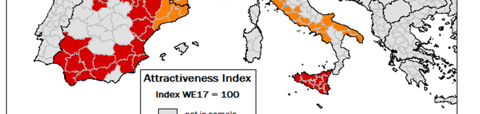 Attraktivitet - Hur attraktivt är Västsverige för företag och människor Attraktivitetsindex avser att ge en bild av en regions förmåga att attrahera och behålla internationellt verksamma företag och