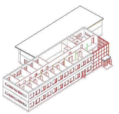 Modell och Objektorienterad CAD Objekt A Väggar Fönster Dörrar