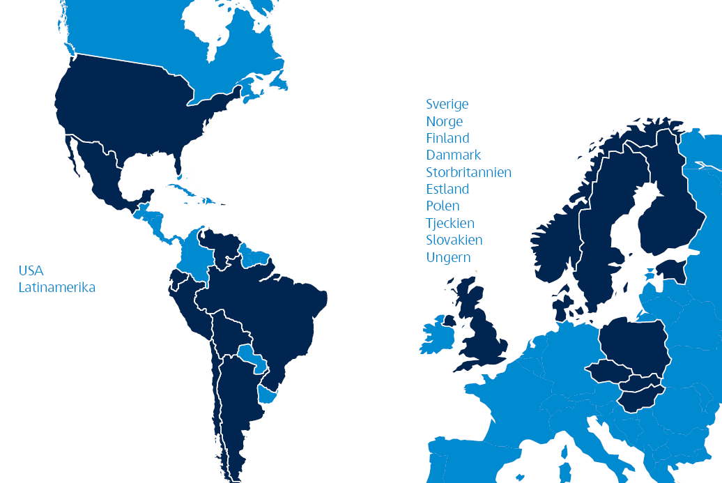 Hemmamarknader Sverige Norge Finland Danmark