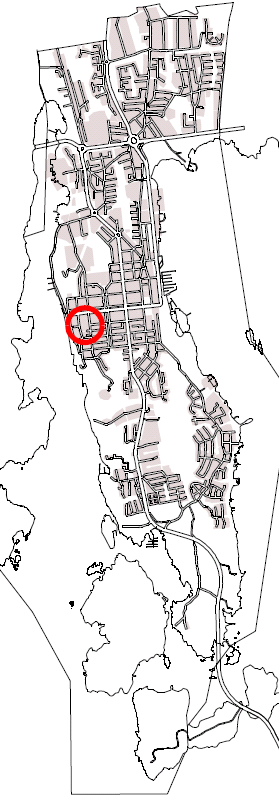 Förslag till ändring av stadsplanen för stadsdelen Främmanberg, kvarter 1, tomt 3 jämte del av allmänt område 478-1-9903-