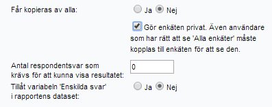 Respondenters användarnamn som nyckelfält Vi har lagt till möjligheten att använda respondenters användarnamn som nyckelfält när respondenter laddas upp till en enkät.