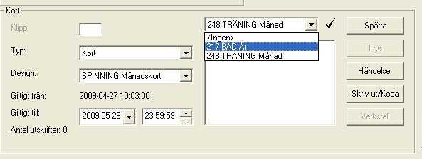 Kortet är fryst. Kortet är inte aktiverat i läsare ännu. Kortets giltighetstid har gått ut. 7.