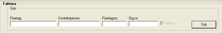 Det innebär att man inte kan göra ett fakturaköp på detta företag. 9.2.1 Ta bort fakturakund Klicka på knappen Ta bort för att radera en befintlig kund. En ruta kommer upp som frågar om man är säker.