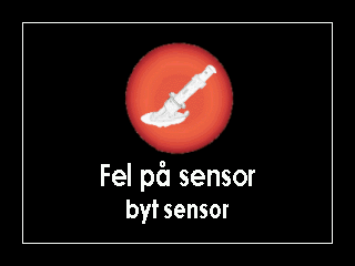 Visning på mottagarens display Uppmaning/ varning/ larm Innebörd Indikation på mottagaren (vibrationer och/ eller pip) Upprepning av indikation på mottagaren Meddelande om att sensorn löper ut om sex
