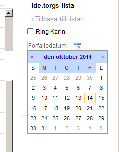4 Att Göra-lista En av de kalendrar som du får med från starten är Listor. Med den kan du skapa Att-göra-listor.