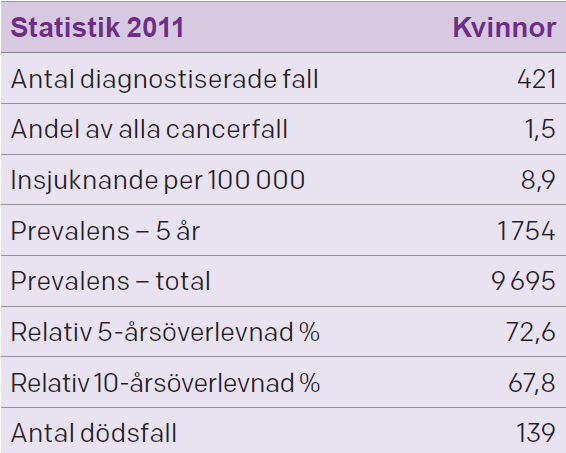 Cervixcancer 80-90 fall i Södra