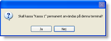 Kassaterminalen I Entré kassaterminal registreras främst butikens all kntantförsäljning.