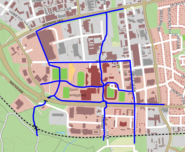 Arenastadens förutsättningar I detaljplanen för Arenastaden från 2008 finns intentionen att skapa en ändamålsenlig struktur för idrottsanläggningar, handel och bostäder.