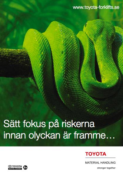 Riskanalys -handlar om att minimera olycksriskerna i samband med all maskinanvändning.