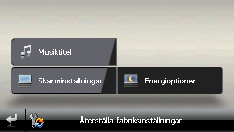 Anpassning av inställningar Observera att det eventuellt inte är tillåtet att använda sk. radarvarnare. Innan Du använder radarvarnaren bör Du infrmera Dig m lagstiftningen.