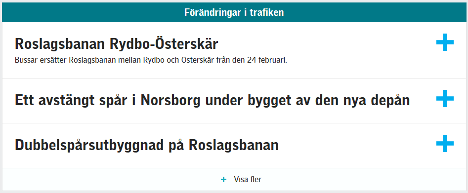 4.3 Kategorier På en landningssida så kan man via kategorier och taggar visa upp ett antal olika informationssidor. Markerar man en informationssida med t.ex.