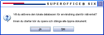 Hur Ni använder er av CRM RemoteTravel Lokal uppdatering Funktionen Remote Travel fungerar endast då Ni är ute på Travel (lokal uppdatering).