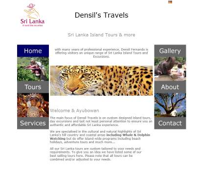 Hem Galleri Turer Om Densils Travels Tjänster Kontakt Densils Travels Turer med fantastiska upplevelser på Sri Lanka Med många års yrkeserfarenhet erbjuder Densil Fernando ett unikt utbud av turer