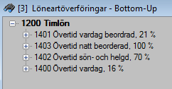 nvändarhandledning vser: Utbildningsdokument 9.00 40[86] När en löneartsöverföring ska registreras tar man i Lönearter upp den löneart som ska ligga till grund för överföringen.