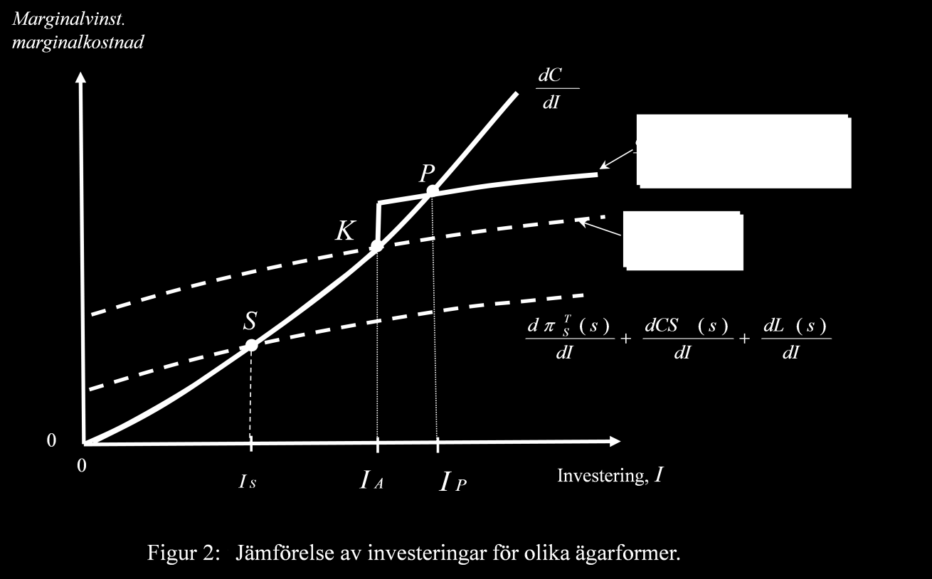 Låt oss nu studera den privatiserande ägarens incitament att omstrukturera innan försäljningen.