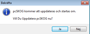 Uppdateringarna hämtas nu hem till din dator, detta kan ta några minuter beroende på antal filer och hastigheten på Internetuppkopplingen.