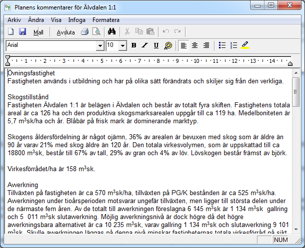 Avsluta dina kommentarer genom att trycka på knappen Avsluta