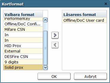 2. Installera en dörr till endörrscentralen av typen DAC. (Detta steg sker endast virtuellt för att kunna lägga till en läsare.) 3. Installera en läsare till endörrscentralen.